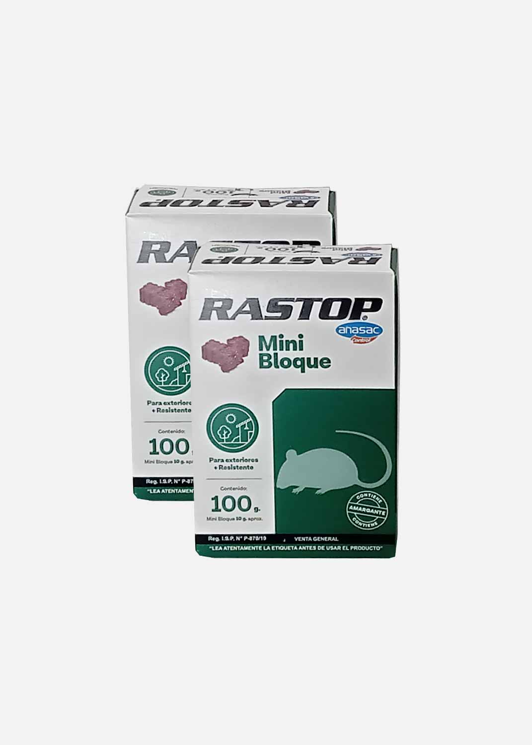 Raticida Rastop Mini Bloque 100 Gr