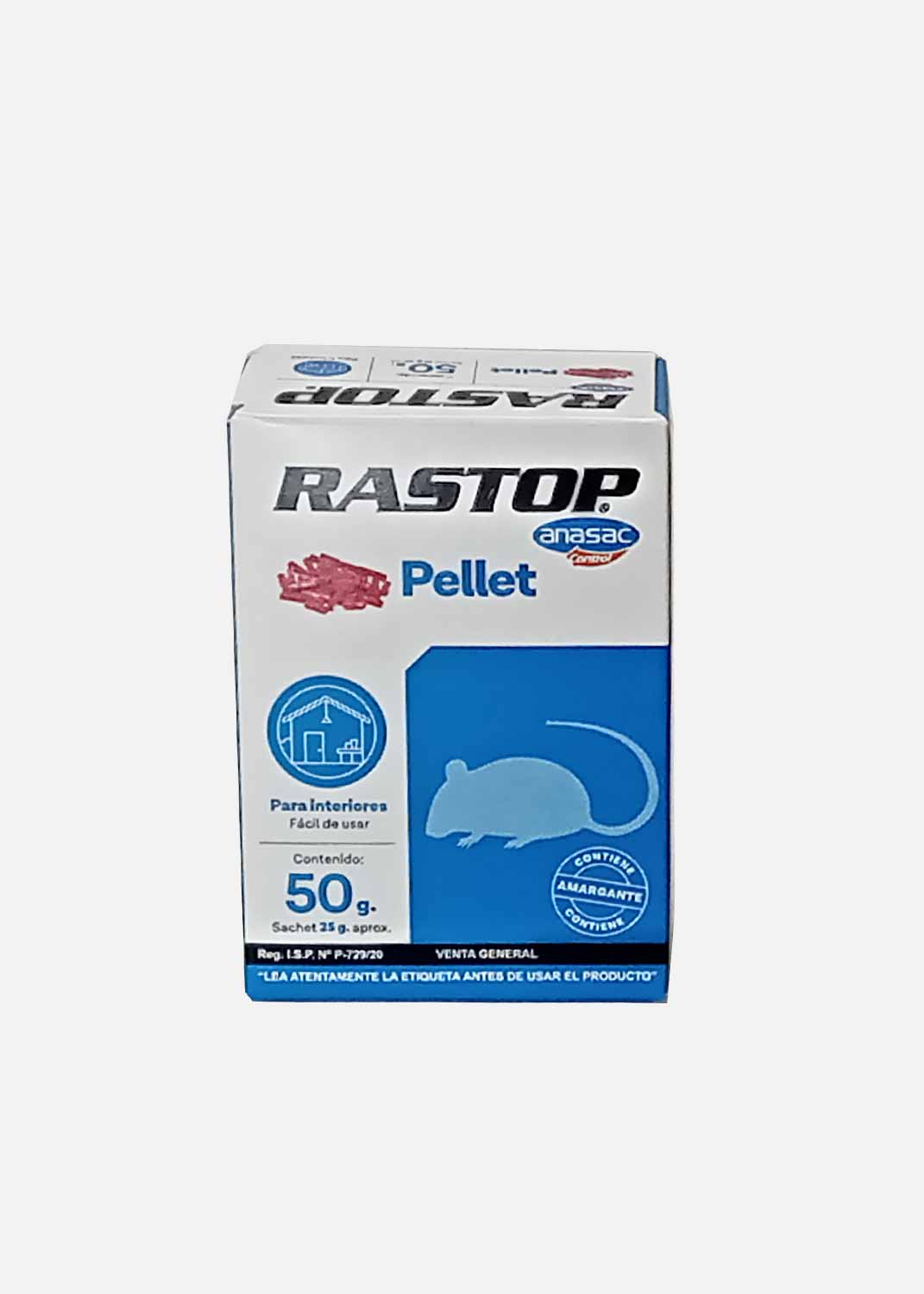 Raticida Rastop Pellet 50 Gr