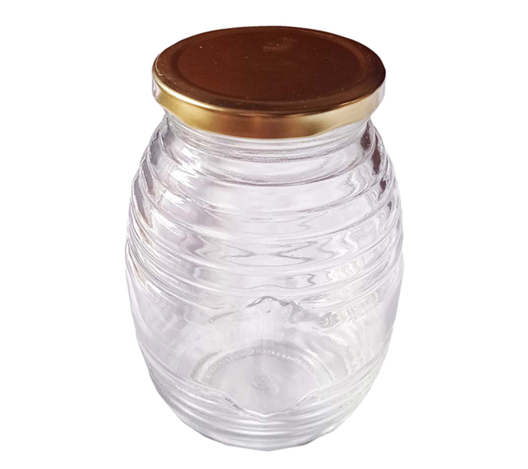 Envase Vidrio Hexagonal 1 Kg