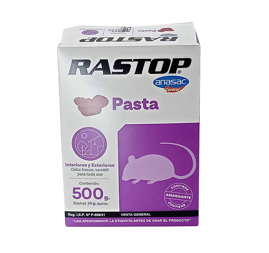 Raticida Rastop Pasta 500 Gr